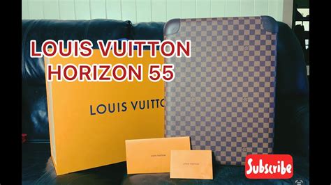 LOUIS VUITTON HORIZON 55 DAMIER REVIEW YouTube