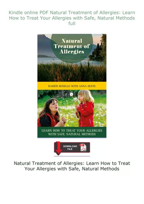 Ppt Kindle Online ⚡pdf⚡ Natural Treatment Of Allergies Learn How To