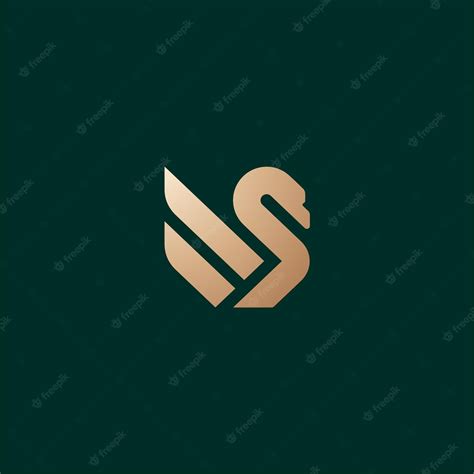 Premium Vector Black Swan Linear Logo Symbol Vector Image