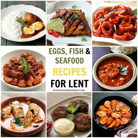 Egg Fish And Seafood Recipes For Lent Ruchik Randhap