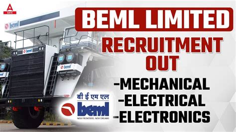 Beml Recruitment Beml Recruitment For Engineers Out Youtube