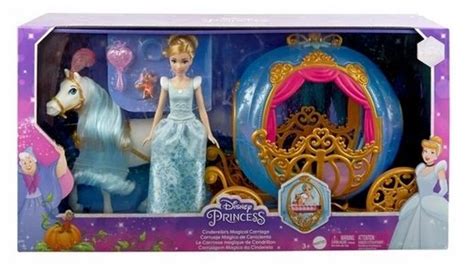 Disney Princess Lalka Kopciuszek Kareta Cm Akcesoria