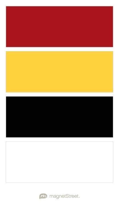 German Flag Color Palette