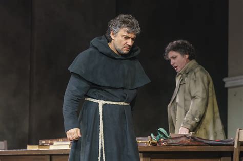 Jonas Kaufmann as Don Alvaro and Ludovic Tézier as Don Carlo in La