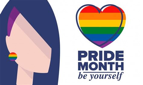 Premium Vector Lgbt Pride Month In June Lesbian Gay Bisexual Transgender Lgbt Flag Rainbow