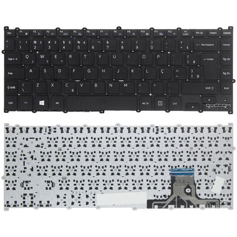 Teclado P Notebook Samsung Essentials E S Np E Lk