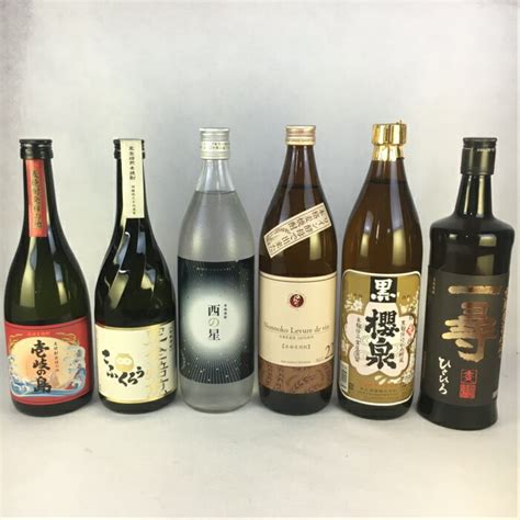 送料無料 九州蔵元 麦焼酎 飲み比べ 6本セット 総合