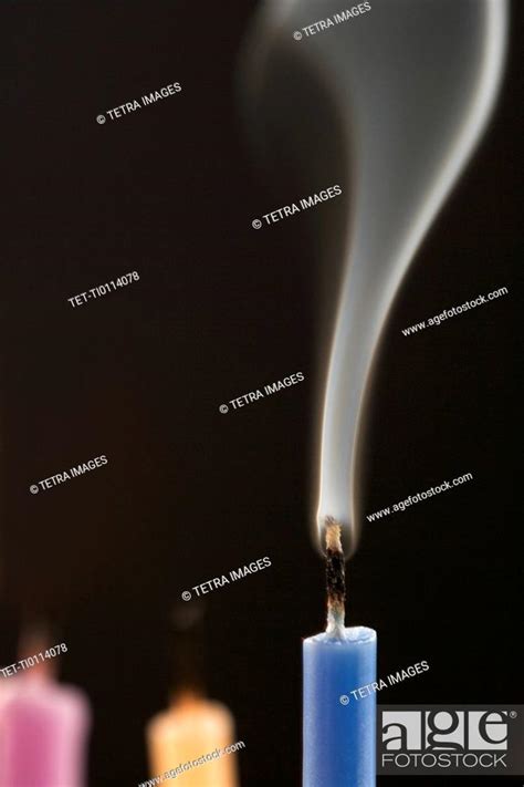 Closeup Of Blown Out Candles Stock Photo Picture And Royalty Free