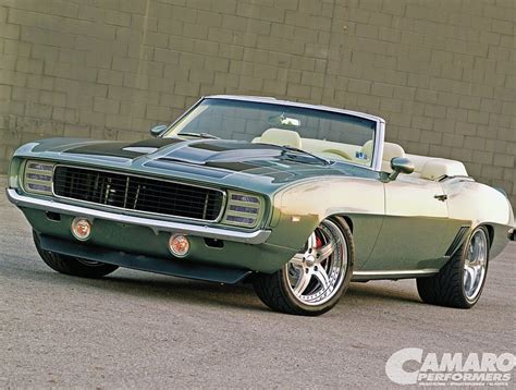 1969 Camaro Convertible Gm Classic Green Bowtie HD Wallpaper Peakpx