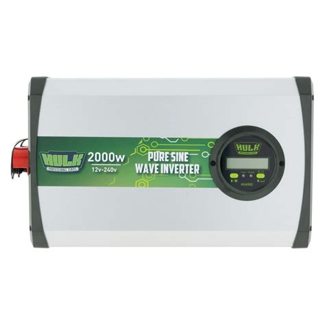 Pure Sine Wave Inverter 2000w 12vdc To 240vac True Sine Wave Hulk Pro