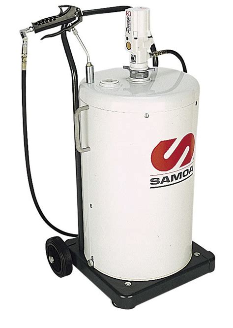 Samoa Pumpmaster 3 551 Ratio Air Operated Shielded Mobile Grease Unit