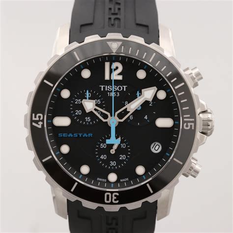 Tissot Seastar 1000 Stainless Steel Quartz Chronograph Wristwatch | EBTH