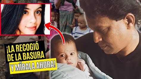 Este actor recogió a una niña de un contenedor de basura hace 29 años y