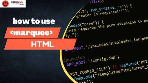 How To Use Marquee Tag In Html By Notepad YouTube