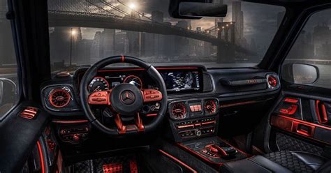 A Peek Inside The Brabus P Rockets Luxurious And Very Red Cabin