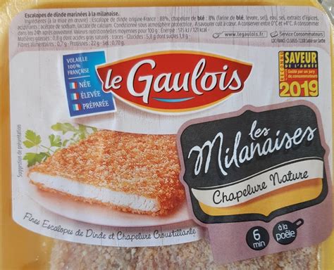 Escalopes Milanaise Le Gaulois