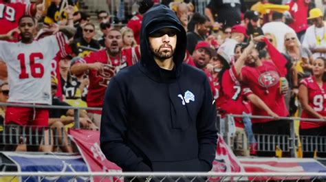 Lions Eminem Goes Viral For Flipping The Bird At 49ers Fans