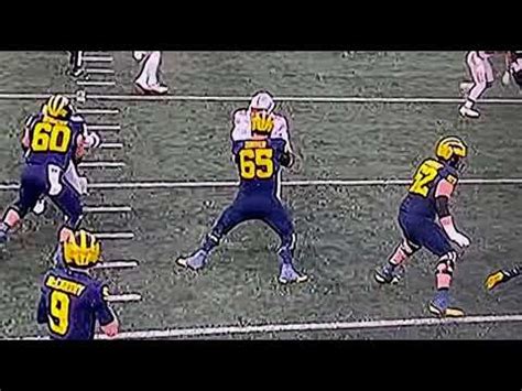 Michigan Zak zinter injury video