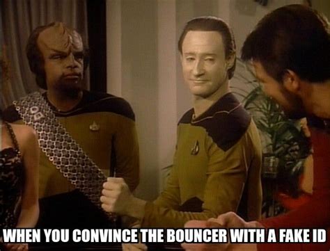 Star Trek TNG Memes | Star trek, Memes, Trek