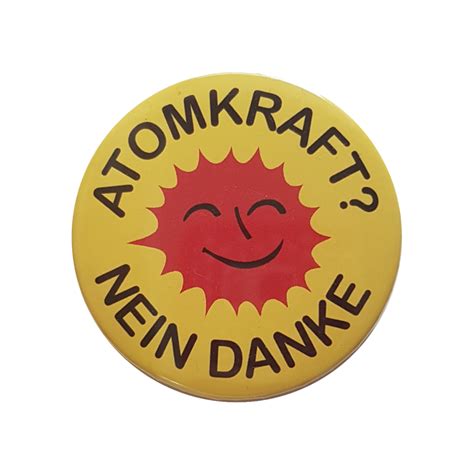 Atomkraft Nein Danke Anstecker Gro Cm Bund Shop