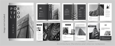 Portfolio Vorlage Oder Architektur Und Interieur Portfolio Vorlage