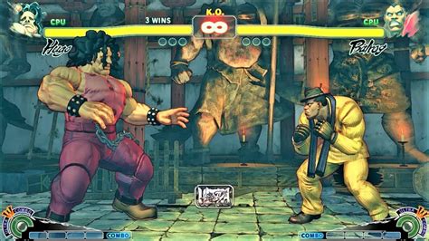 HUGO VS BALROG CPU VS CPU Ultra Street Fighter IV Hardest AI YouTube