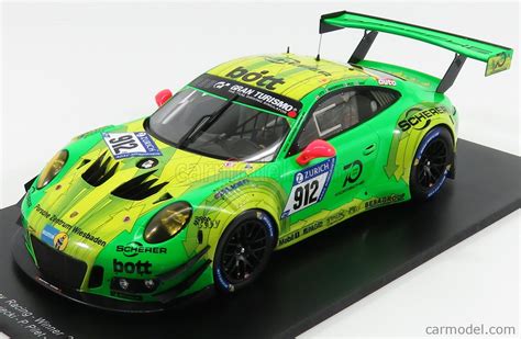 SPARK MODEL 18SG027 Scale 1 18 PORSCHE 911 991 GT3 R TEAM MANTHEY