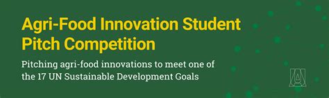 Agri Food Innovation Student Pitch Competition Faculty Of