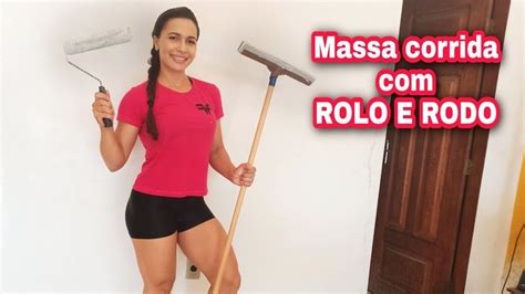 Como Passar Massa Corrida Na Parede Rolo E Rodo T Cnica Super