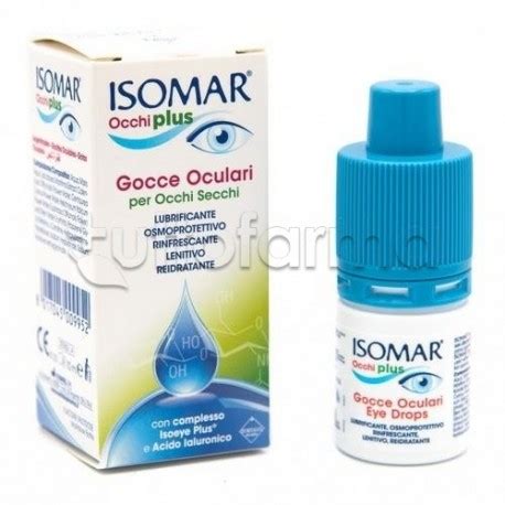 Isomar Occhi Secchi Plus Collirio Idratante Con Acido Ialuronico 10 Ml