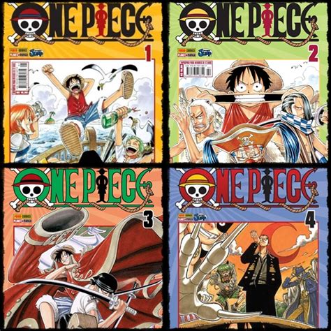 One Piece Mangá Avulso Novo Lacrado Eiichiro Oda 1 2 3 e 4