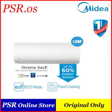 Midea Hp R Msxs Crdn Inverter Xtreme Save Series Wall Mount Air