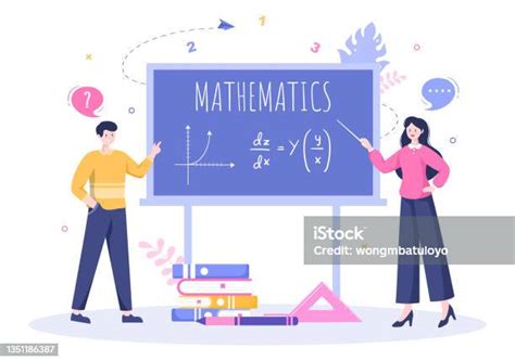 Belajar Matematika Pendidikan Dan Pengetahuan Latar Belakang Ilustrasi