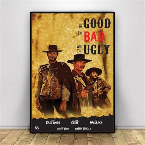 Good Bad Ugly Poster Etsy