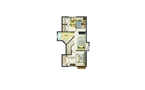 Pinehill Floor Plan Upper Level JayWest Country Homes