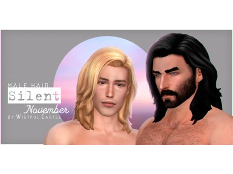 Silent November Male Hair By Wistful Castle Mens Hairstyles Male Hair