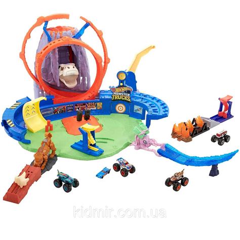 Hot Wheels GYL Monster Trucks Volcano Автотрек Хот Вилс Монстр трак Вулкан Арена Купить