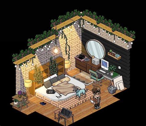 Vintage Habbo Bedroom Cool Pixel Art Pixel Art Design Pixel Art Games