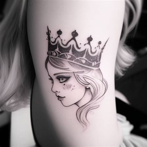 57 Princess Crown Tattoo Ideas - TattooClue.com