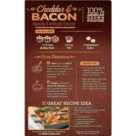 Betty Crocker™ Cheddar And Bacon Potatoes 51 Oz Food 4 Less