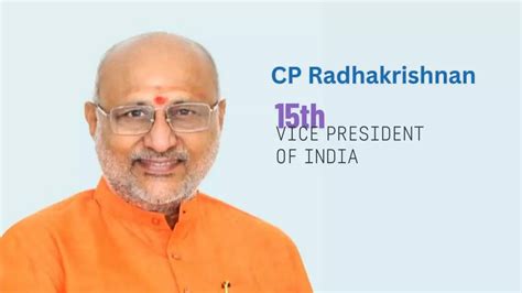 p radhakrishnan    vice president  india
