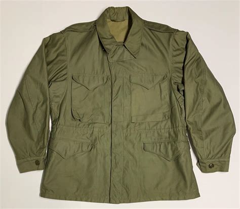 Original Wwii Dated M Field Jacket Size R Pattern B