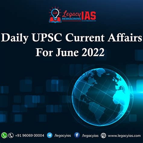 Current Affairs June Legacy Ias Academy