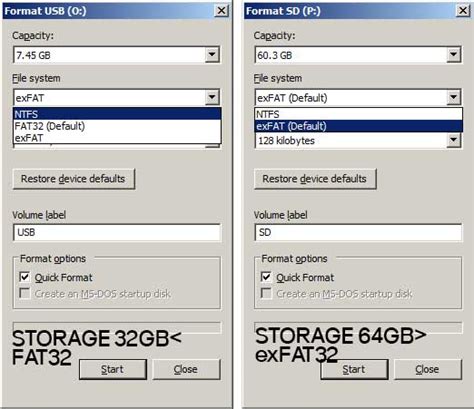 Perbandingan Exfat Vs Fat Vs Fat32 Vs Ntfs Android Flash Drive Microsd Memory Card