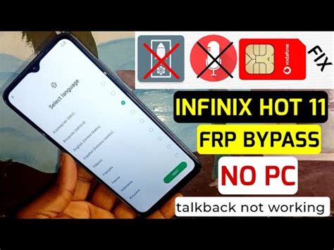 Infinix Hot Play Frp Bypass Android Infinix X F X B Google Account Remove