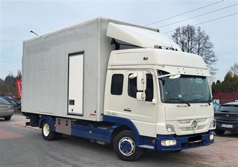 Mercedes Benz Atego Koffer Tail Lift Box Truck For Sale Hungary