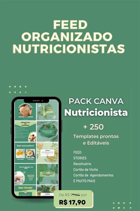 Feed Organizado Para Instagram De Nutricionistas Instagram Canvas