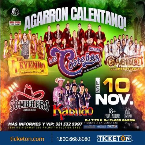 Banda Los Costeños en Palmetto Compra Tickets Online Ticketón