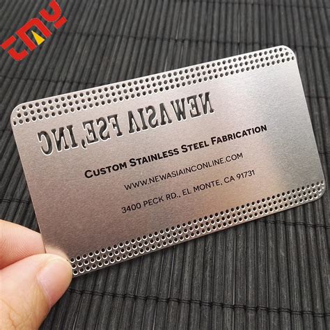 Custom Metal Business Cardsteel Metal Business Cardchina Metal