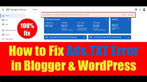 How To Fix You Need To Fix Some Ads Txt File Issues To Avoid Severe